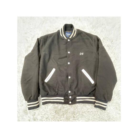 VTG Kenny Rogers On Tour Holloway Letterman Varsity Jacket Wool Sz XL